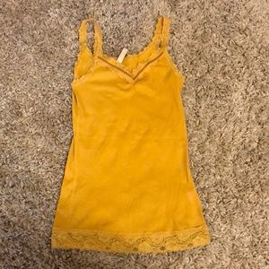 Mustard yellow tank top